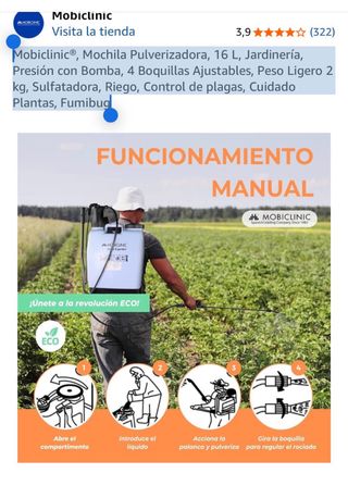 Mochila Pulverizadora Mobiclinic 16L