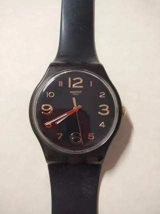 Reloj SWATCH Negro Unisex NEW GENT TOWNHALL