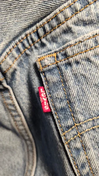 Levi's 501 Jeans Azules Rasgados