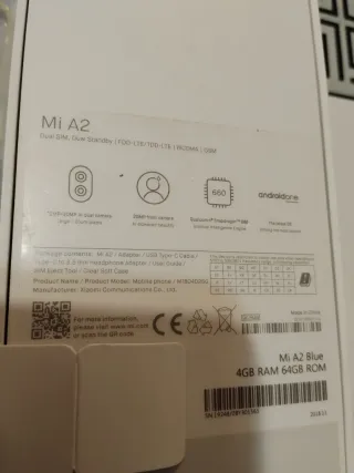 Xiaomi Mi A2 4GB/64GB Azul