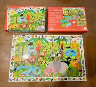 Puzzle Djeco 35 piezas Observación Animales