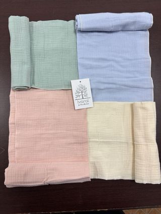 Pack 4 Muselinas Algodón 100% Pidela personalizas