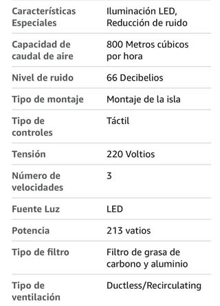 Campana Extractora Cecotec 44cm Isla