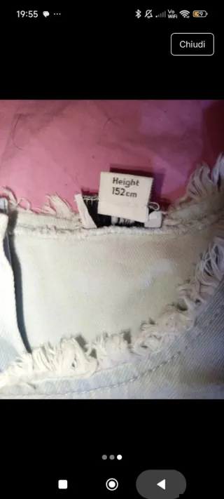 Vestito bambina azzurro con perline