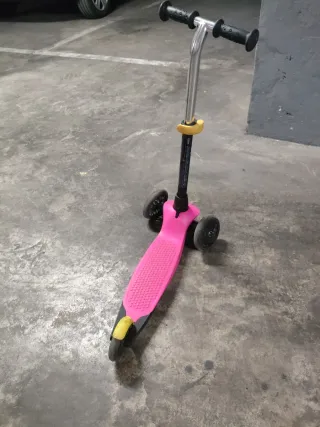 Patinete infantil Decathlon rosa