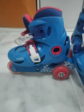 Pattini Oxelo bambino blu