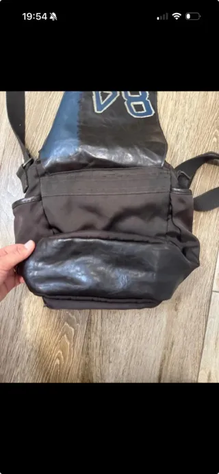 Bolso Desigual Hombre Negro y Azul