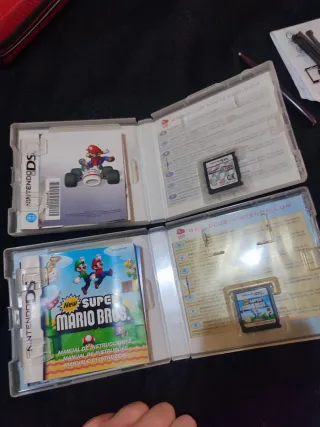 Nintendo DS XL + Pokemon soul silver/super Mario