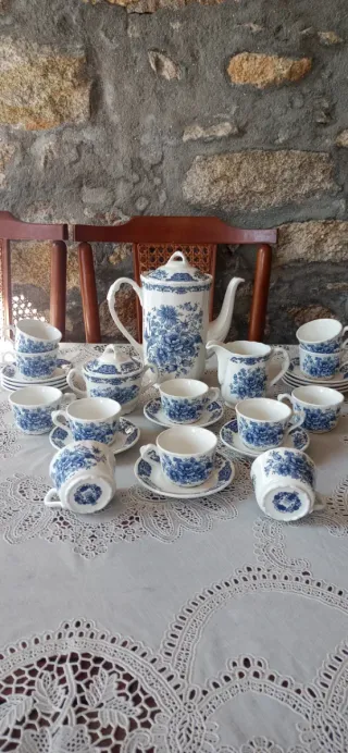 Juego de café Pontesa Ave del Paraíso