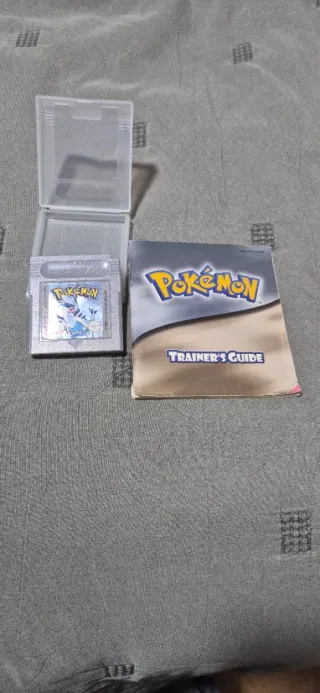 Pokemon Plata + Manual Original Game Boy