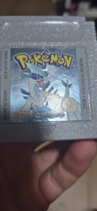 Pokemon Plata + Manual Original Game Boy