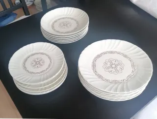 Vajilla 5 servicios,3 fuentes y sopera