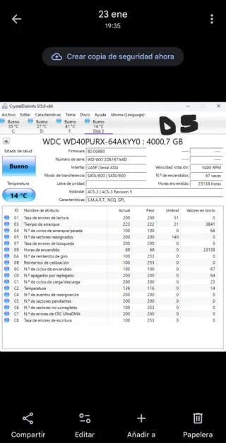 Lote discos duros 4TB C/U