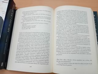 Lote libros Michael Crichton.