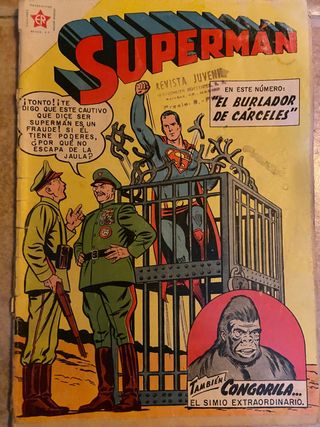 Superman Revista Juvenil El Burlador de Cárceles