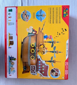 Barco Pirata Bowser Mario Juguete