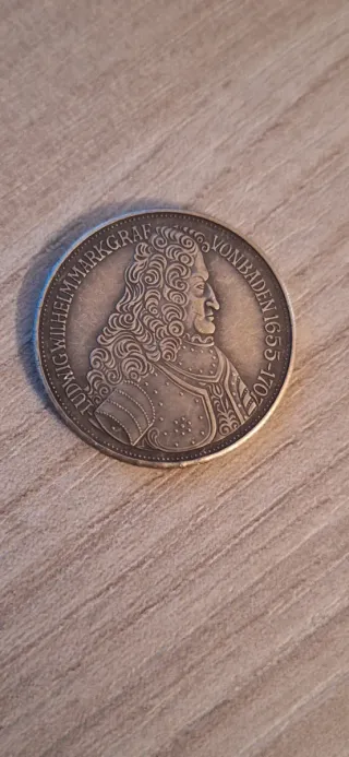 Moneta Ludwig Wilhelm von Baden  1955