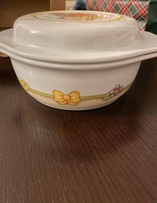 Pentola Thun in porcellana decorata