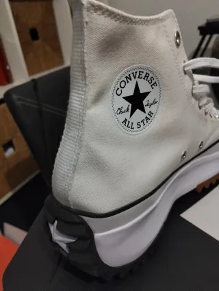 Converse Chuck Taylor Blancas Talla 46.5