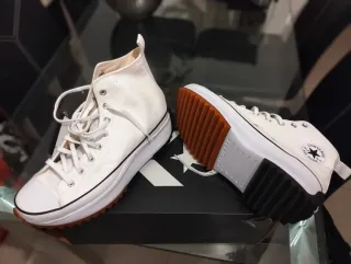 Converse Chuck Taylor Blancas Talla 46.5