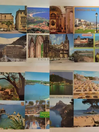 300 postales sin usar