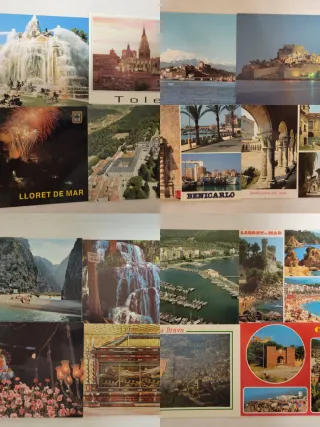 300 postales sin usar