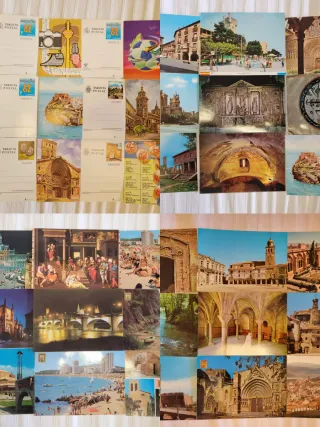 300 postales sin usar
