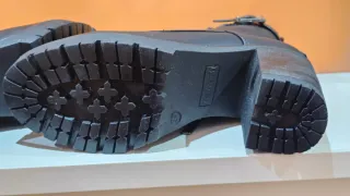 Botines Refresh negros tacón plataforma