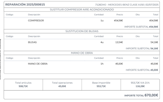 Mercedes Clase A 150 2005 Gasolina - ITV -Asturias