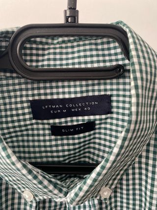 Camisa de cuadros verde