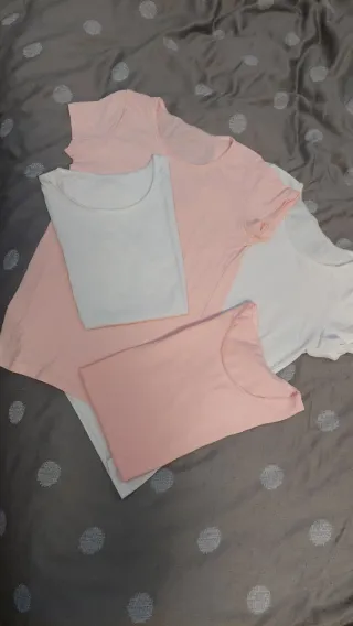 Lote de 4 Camisetas Niña Manga Corta