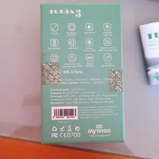 Teléfono móvil MyWygo Turia 3 Negro