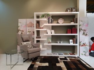 Librería 8 estantes blanca brillo