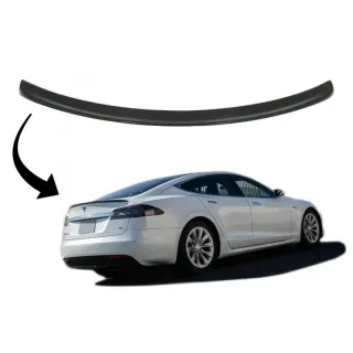 Aleron spoiler trasero para Tesla Model S en Fibra