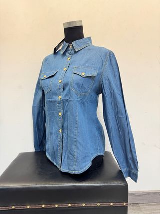 Camisa vaquera mujer azul