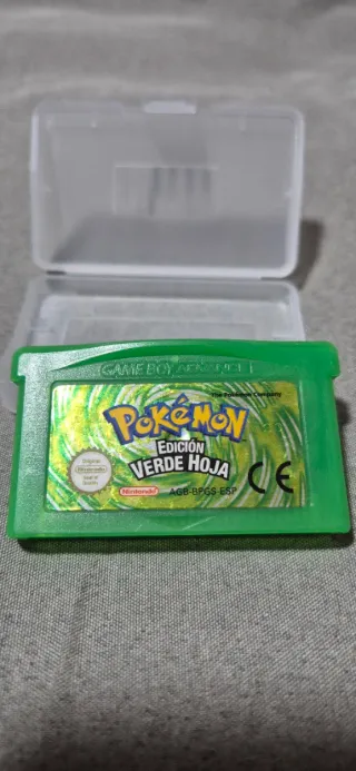 Pokemon Verde Hoja GBA Edición Española