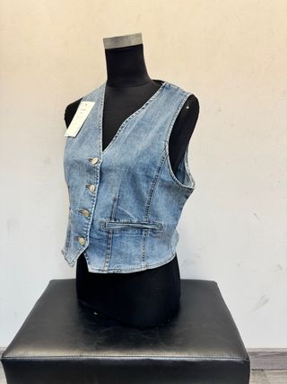 Chaleco vaquero mujer