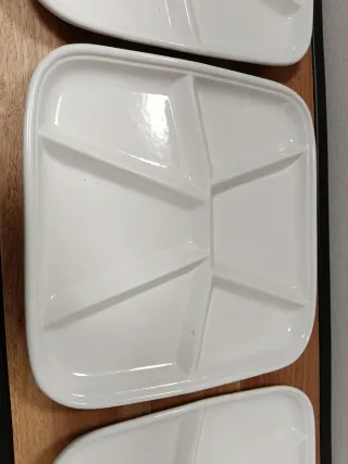 Lote 3 platos aperitivo cerámica