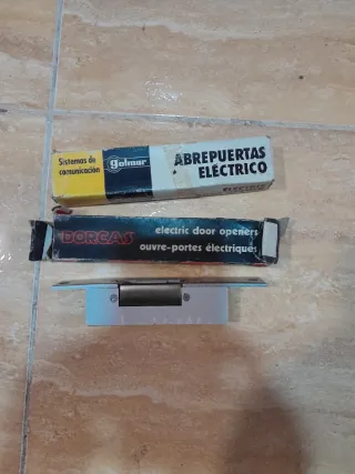 Abrepuertas eléctrico, cerradura eléctrica