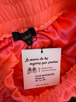 Saia Caótica by Caprich rodada rosa