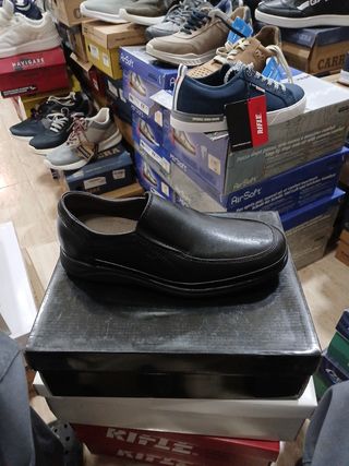 Mocasines hombre Context negros t 40 piel