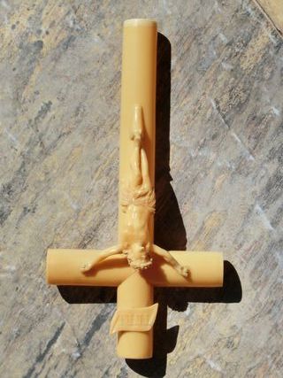 CRUCIFIJO CELULOIDE CRISTO CRUZ ARTE RELIGIOSO.113