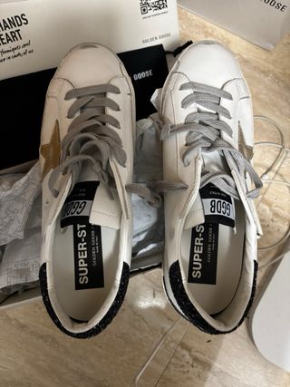 Golden Goose Superstar Estrella Dorada