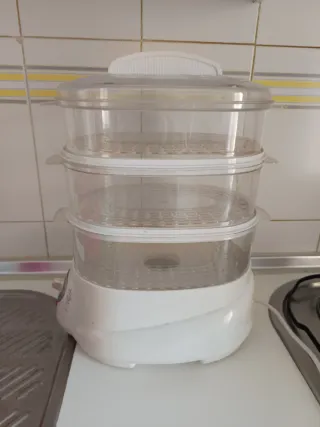 Vaporera de alimentos 3 niveles