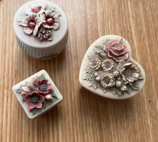 Cajitas porcelana inglesa Handcast