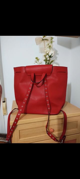 Mochila Zara Roja