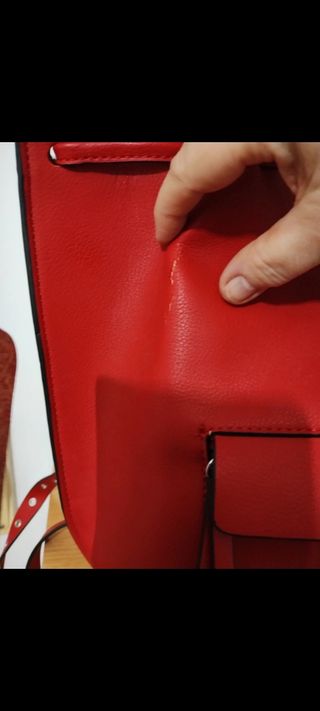 Mochila Zara Roja
