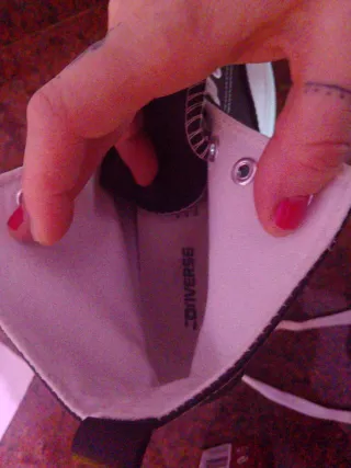 Zapatillas Converse Negras Talla 38,solo una vez p