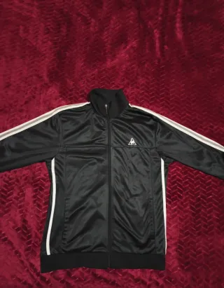 Chaqueta Retro Le Coq Sportif Negra