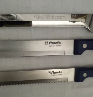 Set di coltelli in acciaio inossidabile